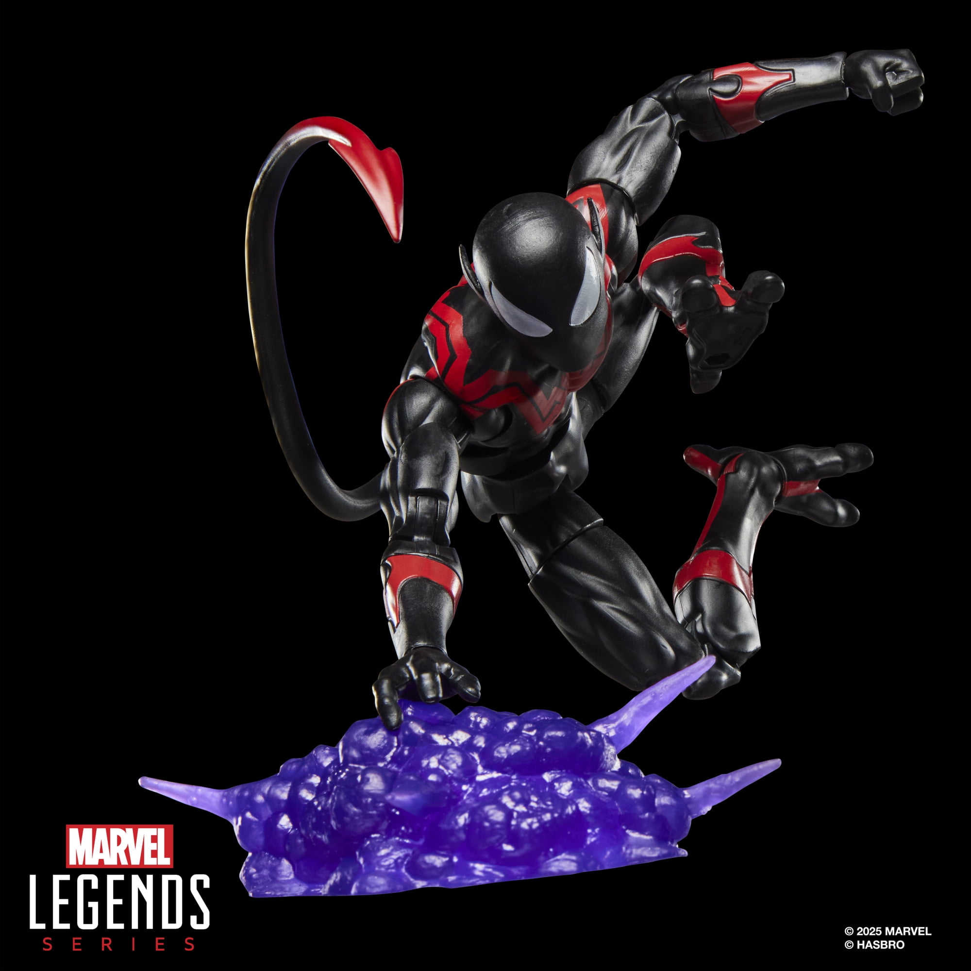 Marvel Legends Series Uncanny Spider-Man (Nightcrawler), Retro Cardback Comics Action Figure
