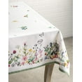 thumbnail image 5 of Maison d' Hermine Printemps 100% Cotton Tablecloth for Kitchen Dining | Tabletop | Decoration | Parties | Weddings | Spring/Summer (Rectangle, 54 Inch by 72 Inch)., 5 of 5