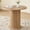 90-Natural-grain, variant on 31.5" Round Dining Table for 2, Modern Small Pedestal Kitchen Table, Space Saving, for Apartment Dining Living Room. Natural