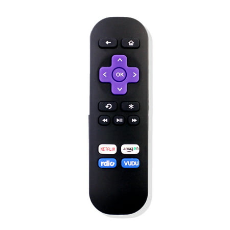 New Replace Remote fit for Roku SE Streaming Media Player with Amazon Netflix (Best Way To Stream Amazon Prime)