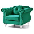 thumbnail image 2 of DeeHome Glory Furniture Hollywood G0662A-C Chair , GREEN, 2 of 4