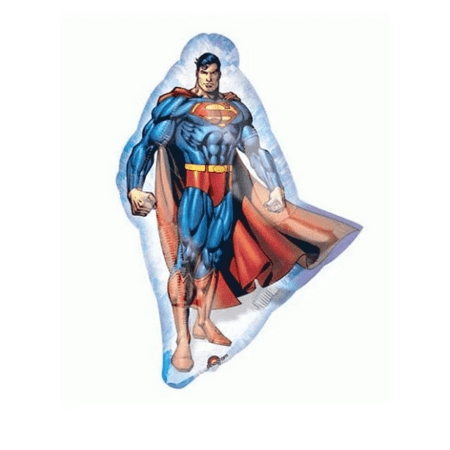 SUPERMAN BALLOON • Large Shape Foil Mylar Balloon • Party Supplies Decorations Foil Mylar Balloon