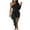 Black, variant on One Shoulder Dresses for Women Sequins Long Sleeve Sexy Club Night Mini Dress Hip-Hugging Ribbon Detail Stretch Evening Dress