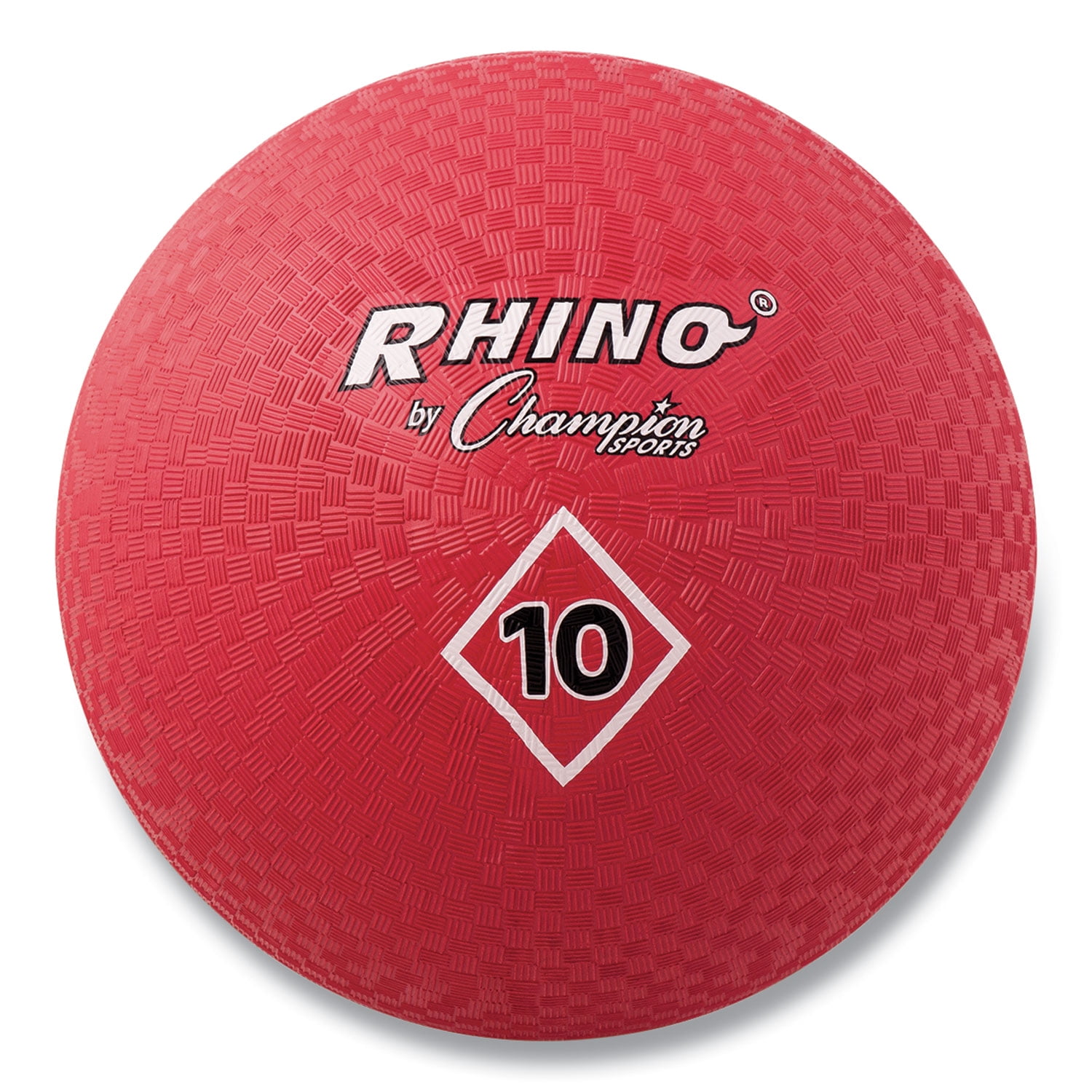 Champion Sports 10 Playground Ball Red