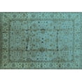 thumbnail image 1 of Ahgly Company Indoor Rectangle Oriental Light Blue Industrial Area Rugs, 8' x 12', 1 of 4