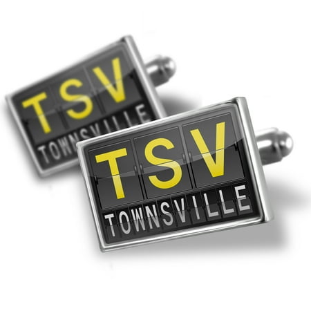 Cufflinks TSV Airport Code for Townsville - NEONBLOND