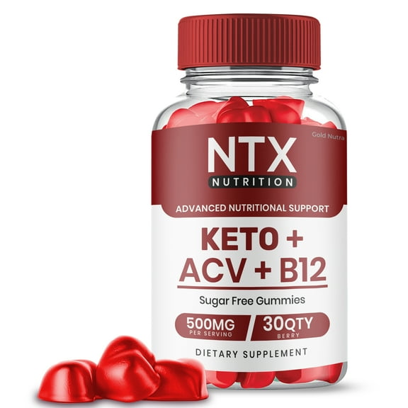 NTX Keto Gummies, NTX Nutrition Keto Gummies Apple Cider Vinegar ACV NTX Nutrition  ACV Gummy (1 Pack)