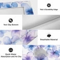 thumbnail image 6 of Purple Blue Spring Floral Outdoor Rug for Patio/Deck/Porch, Non-Slip Large Area Rug 5 x 7 Ft, Flowers Summer Botanical Indoor Outdoor Rugs Washable Area Rugs, Reversible Camping Rug Carpet Runner, 6 of 8