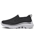 thumbnail image 2 of Men's Breathable Mesh Slip-On Walking Shoes, Lightweight No-Tie Casual Sneakers with Cushioned Thick Sole, Comfortable Footwear for Seniors, Travel, and Everyday Wear, 2 of 10