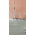 thumbnail image 2 of Loreth, Lanie 9x14 White Modern Wood Framed Museum Art Print Titled - The Blushing Edge Panel II, 2 of 4