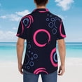 thumbnail image 6 of Circle Element Hawaiian Shirts For Men, Summer Short-Sleeve Relaxed-Fit Button-Down Shirts Large, 6 of 9