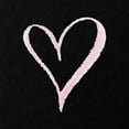thumbnail image 2 of Dalix Heart Embroidered Fleece Relaxed Boxy Fit Long Sleeve Crewneck Sweatshirt Womens in Black 2XL XX-Large, 2 of 5