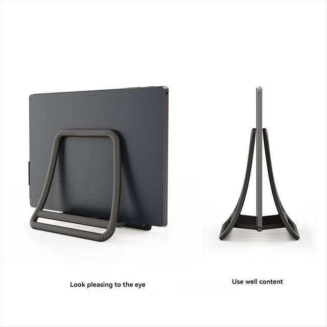 Soporte Vertical Ajustable para Computadora Portátil - y Tableta, Color Negro