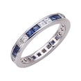 thumbnail image 2 of Karina B� Genuine Sapphire Eternity Band, 2 of 9
