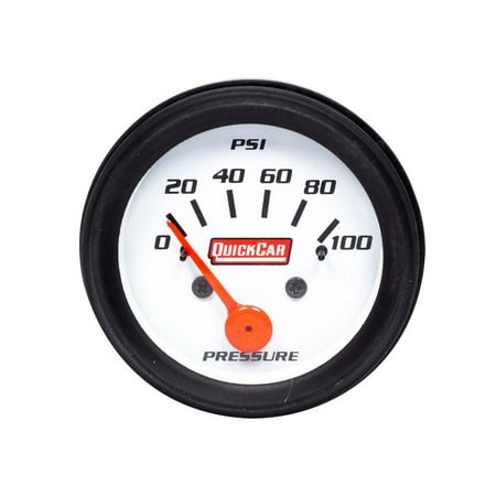 Quickcar Racing Products Gauge Oil Pressure 2in Open Wheel