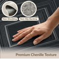 thumbnail image 6 of ODIKA 8'x10' Washable Area Rug Durable, Non-Slip Large Minimalist Interlocking Motif Covering Blackrug Pile for Living Room, Under Sectional, Family, 6 of 7