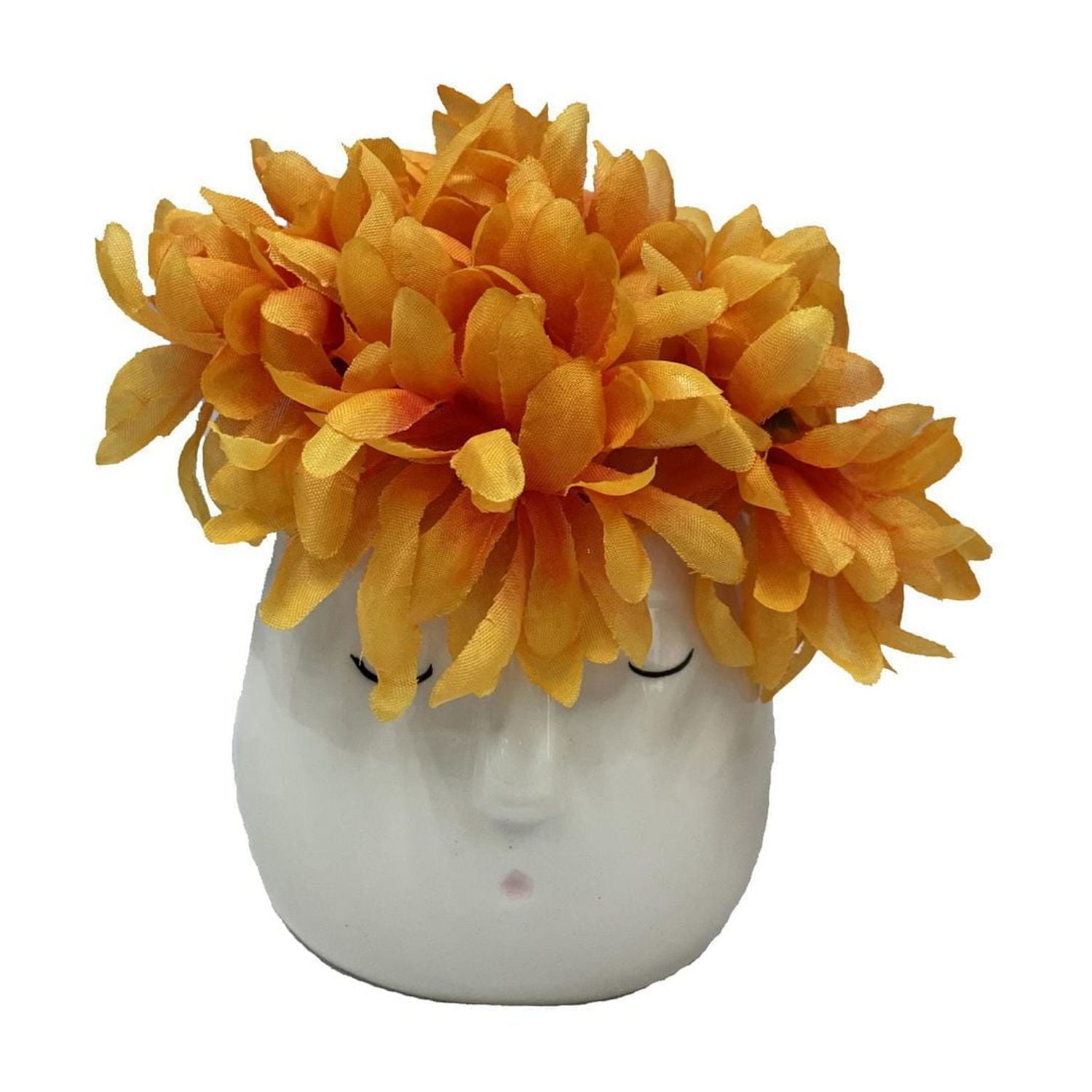 Façon de célébrer ORANGE DAHLIA POT