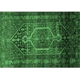 thumbnail image 1 of Ahgly Company Indoor Rectangle Persian Emerald Green Traditional Area Rugs, 6' x 9', 1 of 4