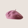 thumbnail image 1 of LinYooLi Hot Selling Autumn And Winter Wool Beret For Girls, Artistic And Retro, Versatile Korean Version Painter Hat, English Solid Color Felt Hat, 1 of 9