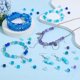 thumbnail image 2 of 720 cuentas azules de 8 mm para hacer joyas, cuentas de vidrio, 24 colores, cuentas redondas sueltas para pulseras., 2 of 9