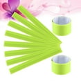 thumbnail image 1 of OULII PVC Reflective Bracelet 10Pcs for Night Running Adjustable Yellow, 1 of 8