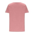 thumbnail image 6 of Wycnly Womens Blouses and Tops Dressy Casual Comfy Breathable Button up Henley Shirts Summer Plain V-Neck Short Sleeve Cute Tees Tops Pink s, 6 of 7