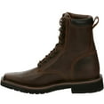 thumbnail image 3 of Justin Men's Stampede Lace-Up Work Boot Soft Toe Brown 9.5 D(M) US, 3 of 5