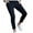 Black, variant on LYXSSBYX Cargo Pants for Men Fashion Men Casual Slim Fit Solid Zipper Long Pants Trousers