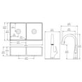 thumbnail image 2 of Elkay SWUF32189WHFLC Fireclay 33" Farmhouse Double Basin Fireclay Kitchen Sink - White, 2 of 7