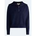 thumbnail image 5 of Free Assembly Women's and Women's Plus Quarter Zip Sweater, Midweight, Sizes XS-4X, 5 of 5