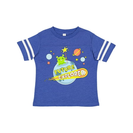 

Inktastic Future Explorer Alien in Outer Space Gift Toddler Boy or Toddler Girl T-Shirt