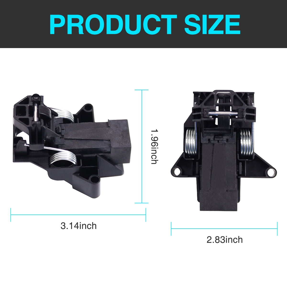 Upgrade 5304516818 Dishwasher Door Latch Kit Replacement Compatible with Electrolux, Frigidaire and Kenmore Dishwashers, Replaces 5304525218 154543901 154758101 154722401