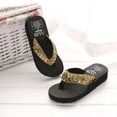 thumbnail image 3 of Flip Flops for Women Sequin Beach Sandals Shower Shoes Gym Pool Dorm Water Sandals Flip Flops Casual Sandals Summer Slippers for Beach Swimming Pool Travel Comfortable Shower Shoes, 3 of 8