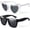 Cool, variant on Heart Bride and Groom Sunglasses for Wedding Day Just Married Sunglasses Honeymoon Accessorie Wedding Decoration