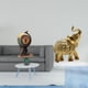 thumbnail image 2 of Reloj De Mesa Coleccionable Con Forma De Globo Terráqueo Con Forma De Elefante Moderno, Escultura De Resina, Adorno De Mesa Para Estantería, Oficina, Dormitorio, Escritorio, Decoración Del, 2 of 8