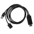 thumbnail image 2 of Cable de Reflejo y Carga de Hdtv, cable HDTV USB PRÁTICO DURADERO Conveniente para HDTV para Proyector, 2 of 7