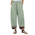 thumbnail image 1 of Pantalones de Mezclilla Afelpados Gibobby para Mujer Verde L, 1 of 5