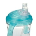 thumbnail image 4 of Nuby No-Spill 360 Weighted Straw GripNSip Cup Aqua, 4 of 5