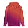 thumbnail image 4 of FAIWAD Sweat à Capuche Homme Manches Longues Quart Zip Dégradé Léger Décontracté avec Cordon, 4 of 4
