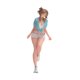 thumbnail image 2 of Figura de Chica en Miniatura Modelo 1/64 Personaje Femenino Muñeca de Resina Decorativa para Diorama Colección Microjardín Adecuada para Escritorio Bermudas, 2 of 9