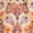 03-Orange Paisley, variant on Floral Button Down Shirts for Women Floral Print Blouse Casual Dressy Long Sleeve Boho Tops