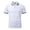 White, variant on Men's Polos Shirts Short Sleeve Summer Fashion Casual Golf T Shirt Breathable Moisture Wicking Patchwork Tees (XL, Navy)