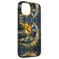 thumbnail image 3 of Funda para teléfono, cristal tintado, celeste, sol, luna, estrella, iPhone 13, 3 of 3