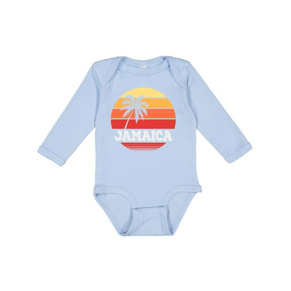 Inktastic Jamaica Vacation Trip Boys or Girls Long Sleeve Baby Bodysuit