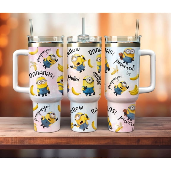 Star Mug Cartoon Characters 40Oz Tumbler Wrap, Cartoon 40Oz Wrap, Cartoon Movies 40Oz Tumbler - Tumbler With Handle, To-Go Coffee Mug 40oz
