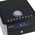 thumbnail image 3 of Jensen JBS-210 Sistema estéreo compacto moderno de 3 piezas con Bluetooth, reproductor de CD, estéreo digital AM/FM con altavoces, entrada auxiliar y control remoto incluidos (negro/plateado), 3 of 5