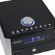 thumbnail image 3 of Jensen JBS-210 Sistema estéreo compacto moderno de 3 piezas con Bluetooth, reproductor de CD, estéreo digital AM/FM con altavoces, entrada auxiliar y control remoto incluidos (negro/plateado), 3 of 5