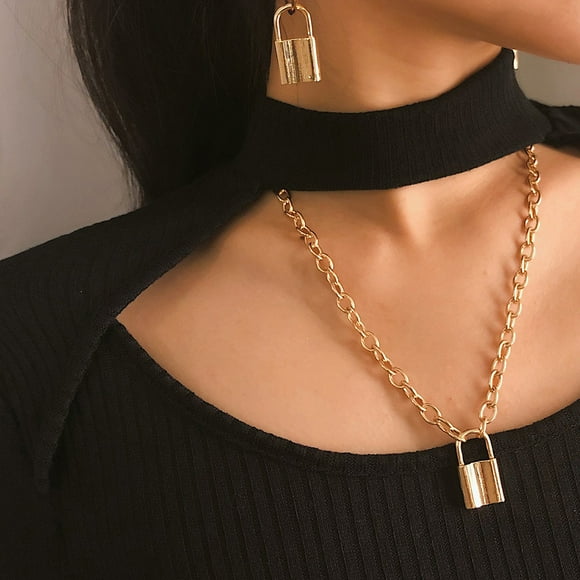 RKSTN Necklaces for Women Dainty Layered Choker Necklace Pearl Pendant Punk Necklaces Set Jewelry Gifts Necklace
