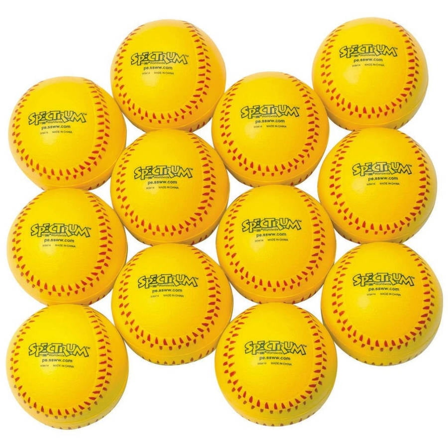 S&S Worldwide Spectrum Foam Softballs, Dozen