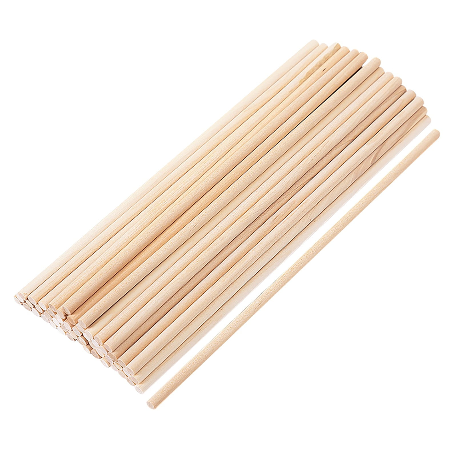 Baker Ross FE332 Natural Wooden Construction Sticks - Pack of 200, Wooden Craft Sticks for Kids Arts and Crafts Projects, Ideal for Wood Craft and Mo